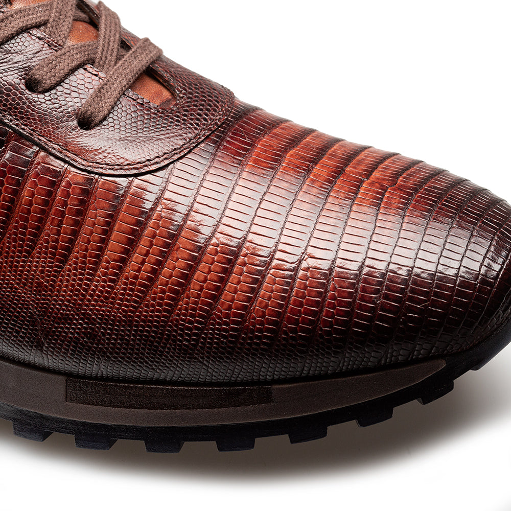 Mezlan Lizard & Calf Leather Dress Sneaker
