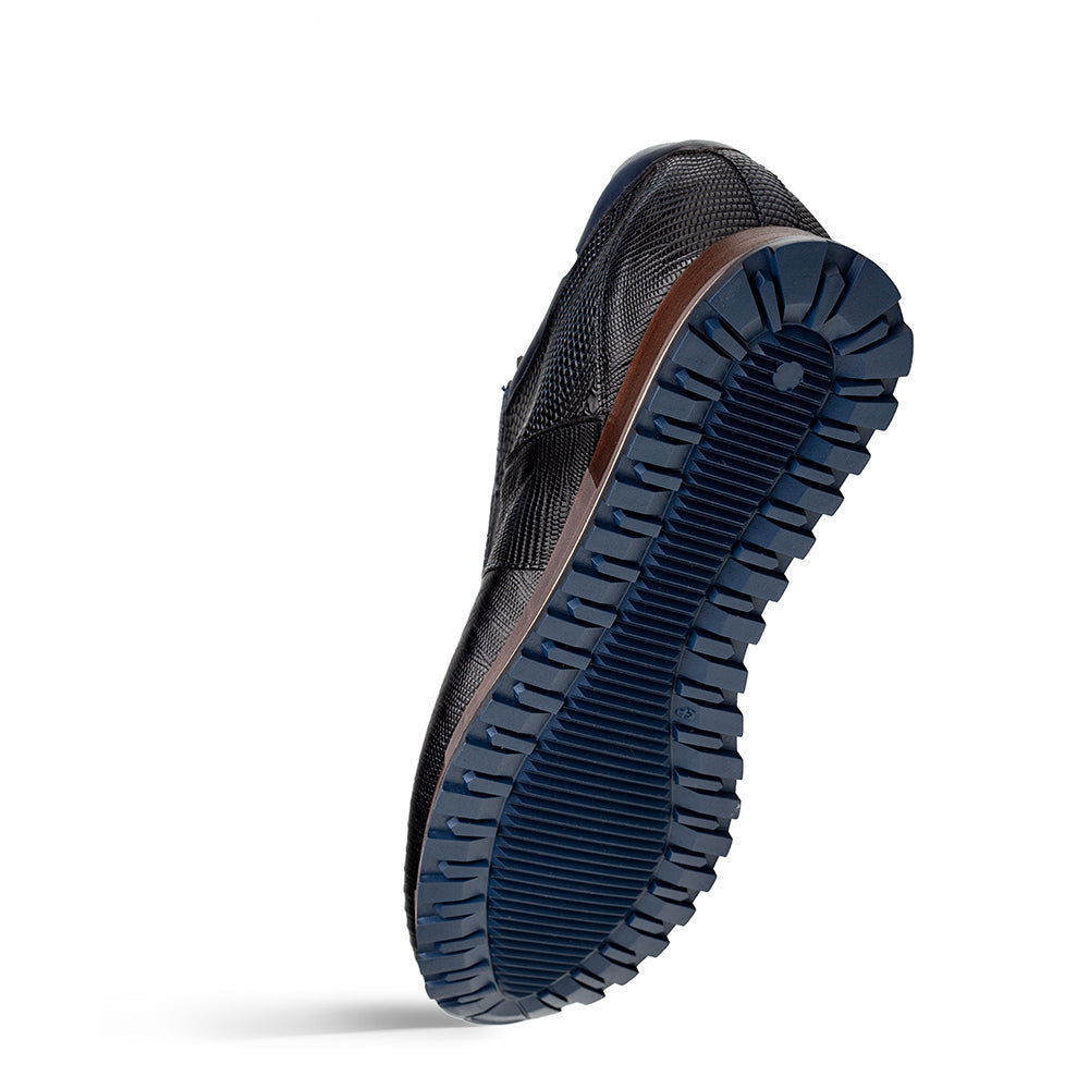 Mezlan Lizard & Calf Leather Dress Sneaker
