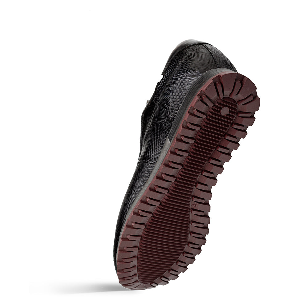 Mezlan Lizard & Calf Leather Dress Sneaker