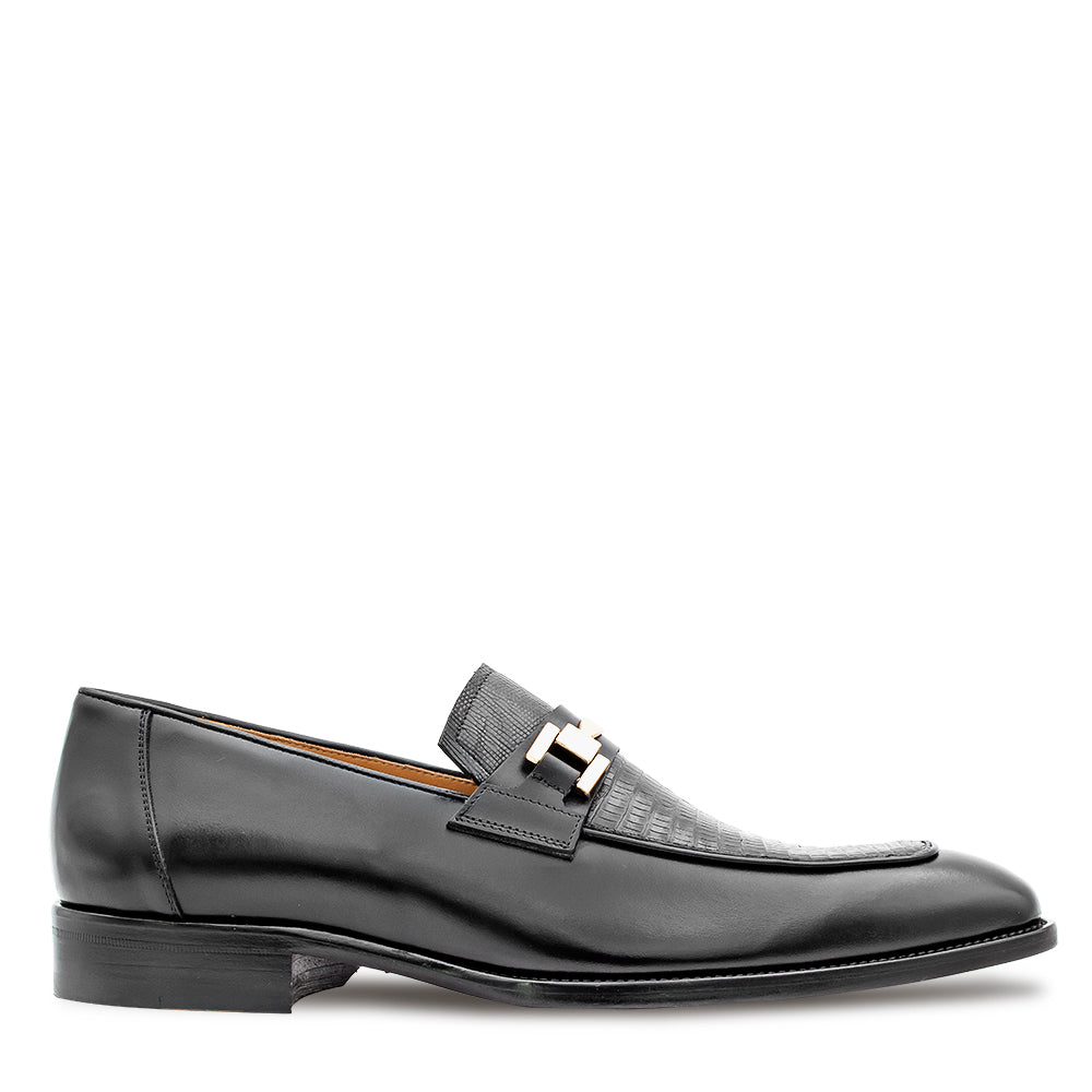 Mezlan Lizard Calf Ornament Slip-On - Luxury Men's Loafer