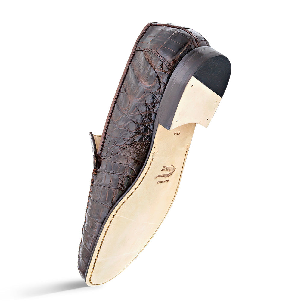 Mezlan Crocodile Moccasin - Luxury Exotic Leather Loafer