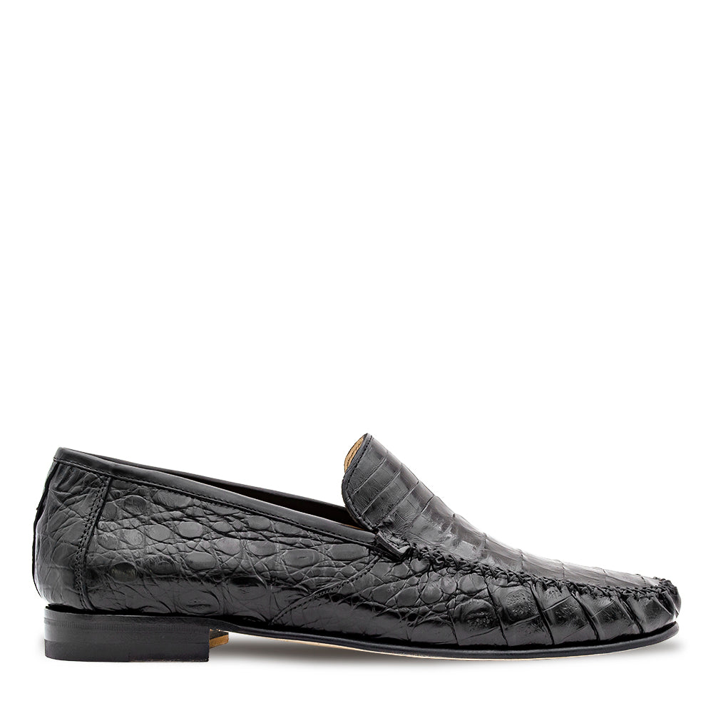 Mezlan Crocodile Moccasin - Luxury Exotic Leather Loafer