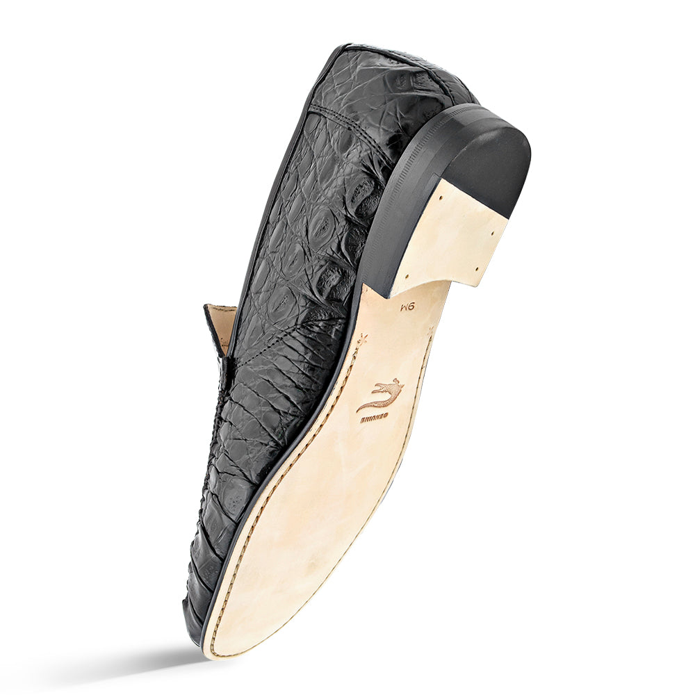 Mezlan Crocodile Moccasin - Luxury Exotic Leather Loafer