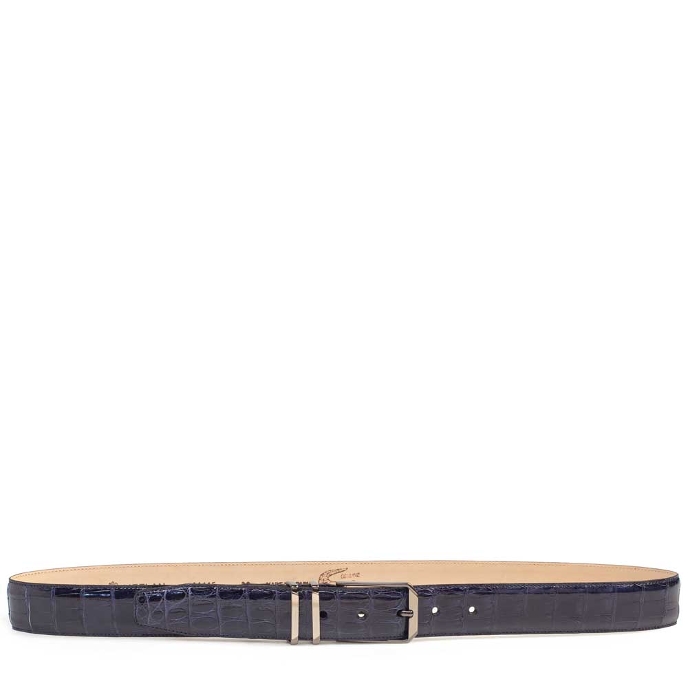 Mezlan Crocodile Leather Belt - Luxury Men's Accessory