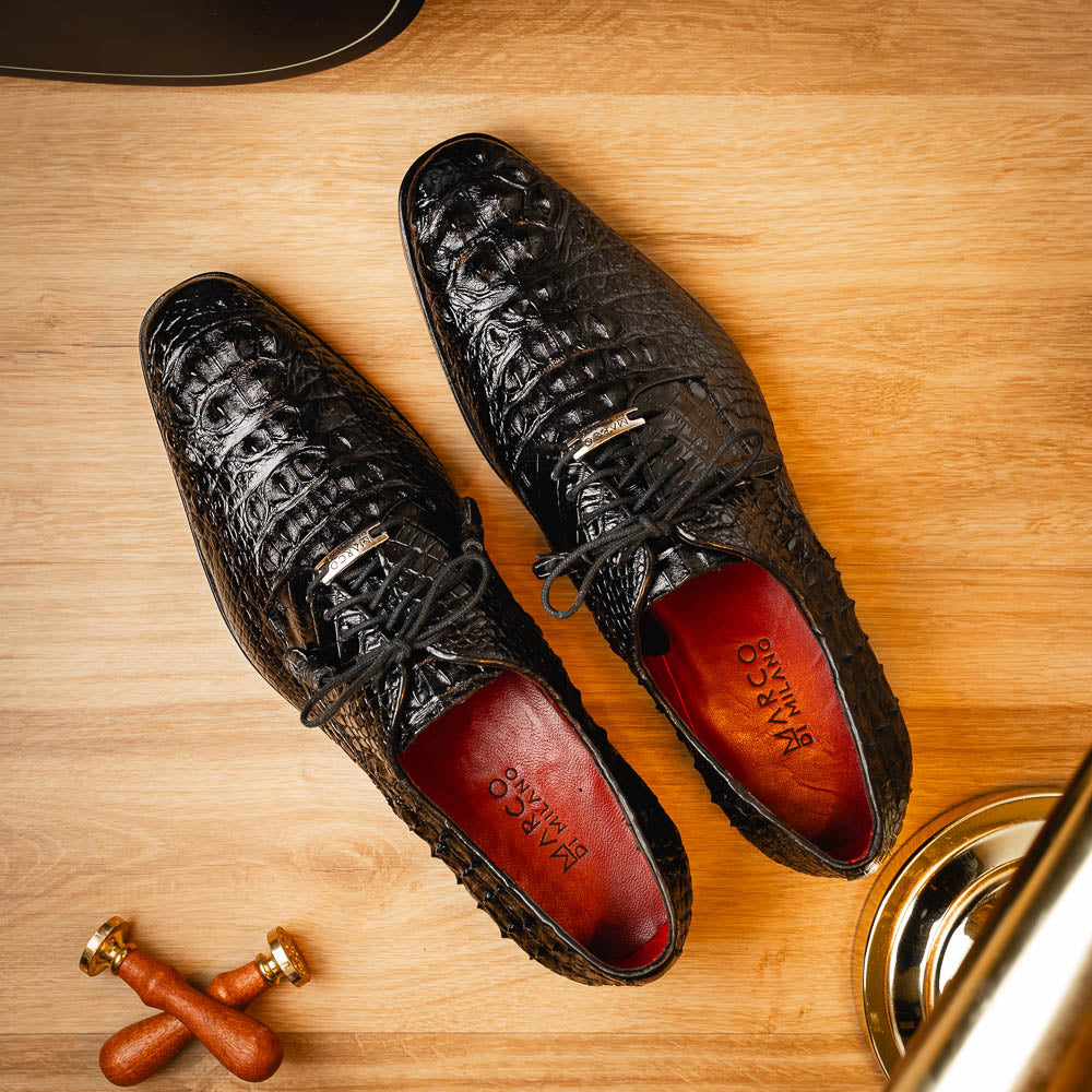 Marco Di Milano Nilo Black Leather Luxury Loafer