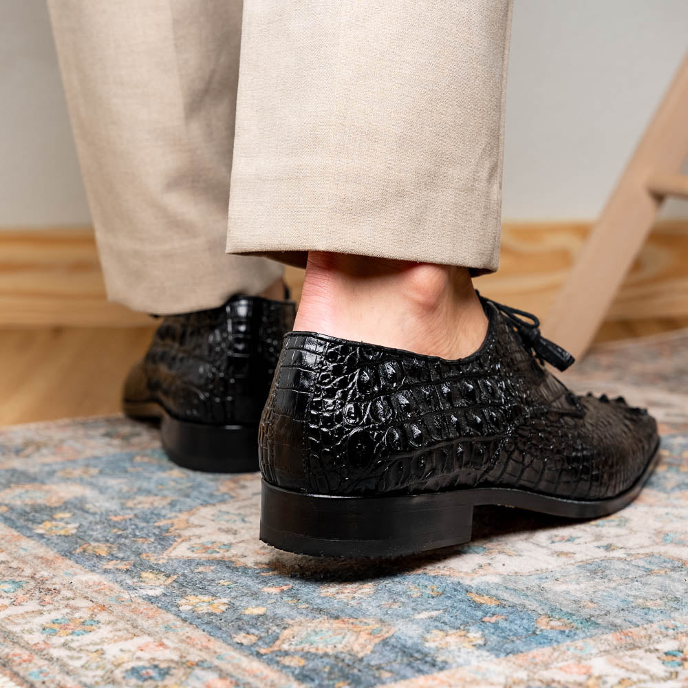 Marco Di Milano Nilo Black Leather Luxury Loafer