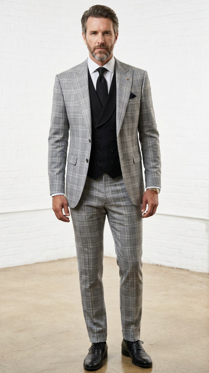 statement-men-s-3-piece-100-wool-tailored-fit-suit-solid-color-accent-vest