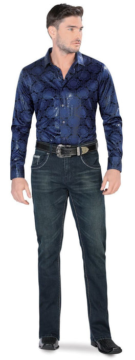 Pantalón Vaquero de Mezclilla Dark Blue LAM