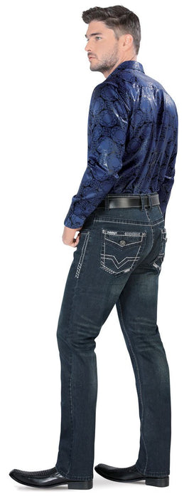 Pantalón Vaquero de Mezclilla Dark Blue LAM