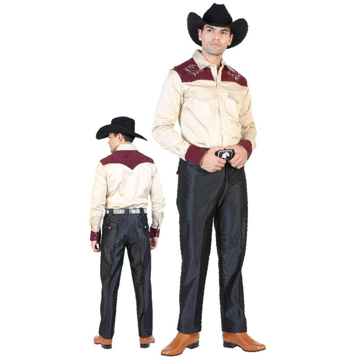 Pantalon Vaquero Marca El Senor de los Cielos Negro GEN