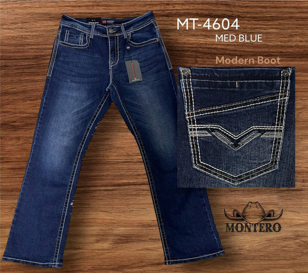 Jeans - Pantalones Vaqueros Montero Jeans de Mezclilla Stretch Modern Boot MON