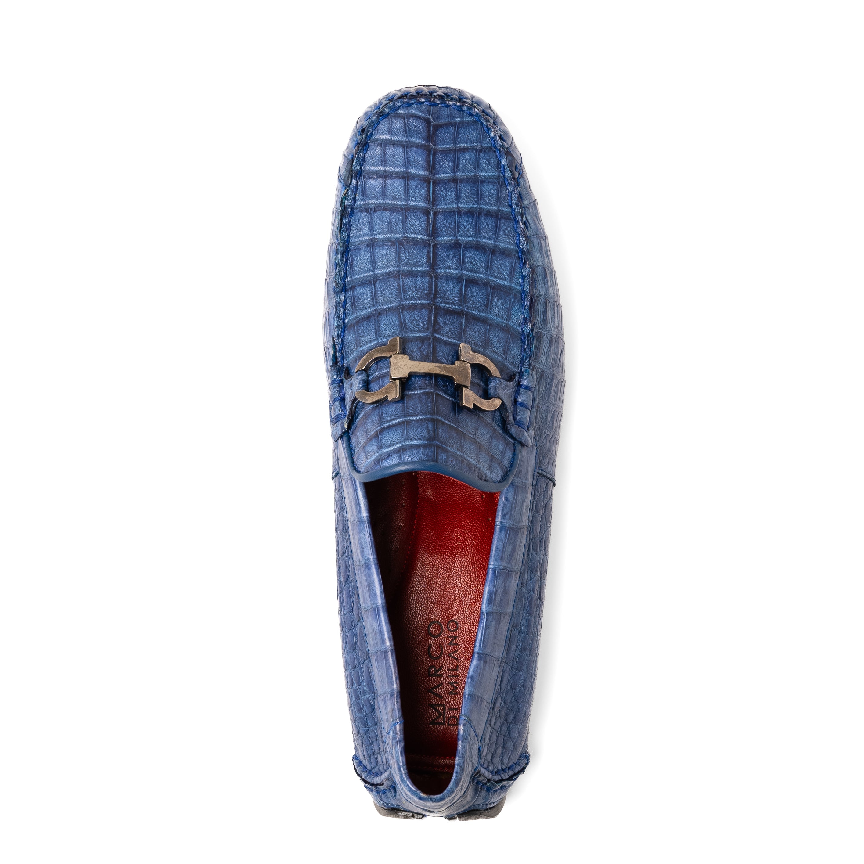 Marco_Di_Milano Parma Blue Jeans Leather Shoe
