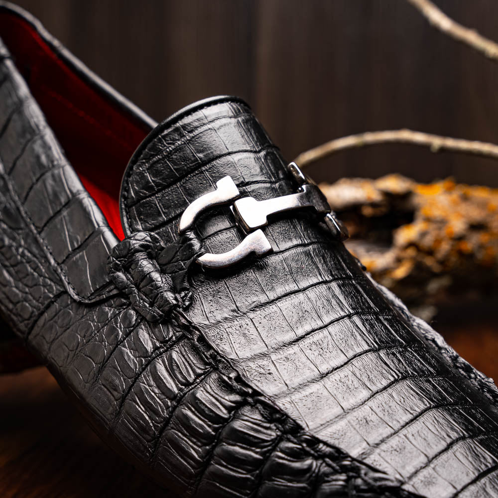 Marco Di Milano Parma Black Leather Loafer