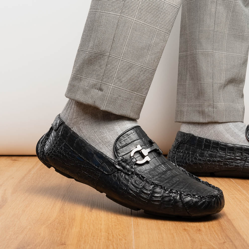 Marco Di Milano Parma Black Leather Loafer