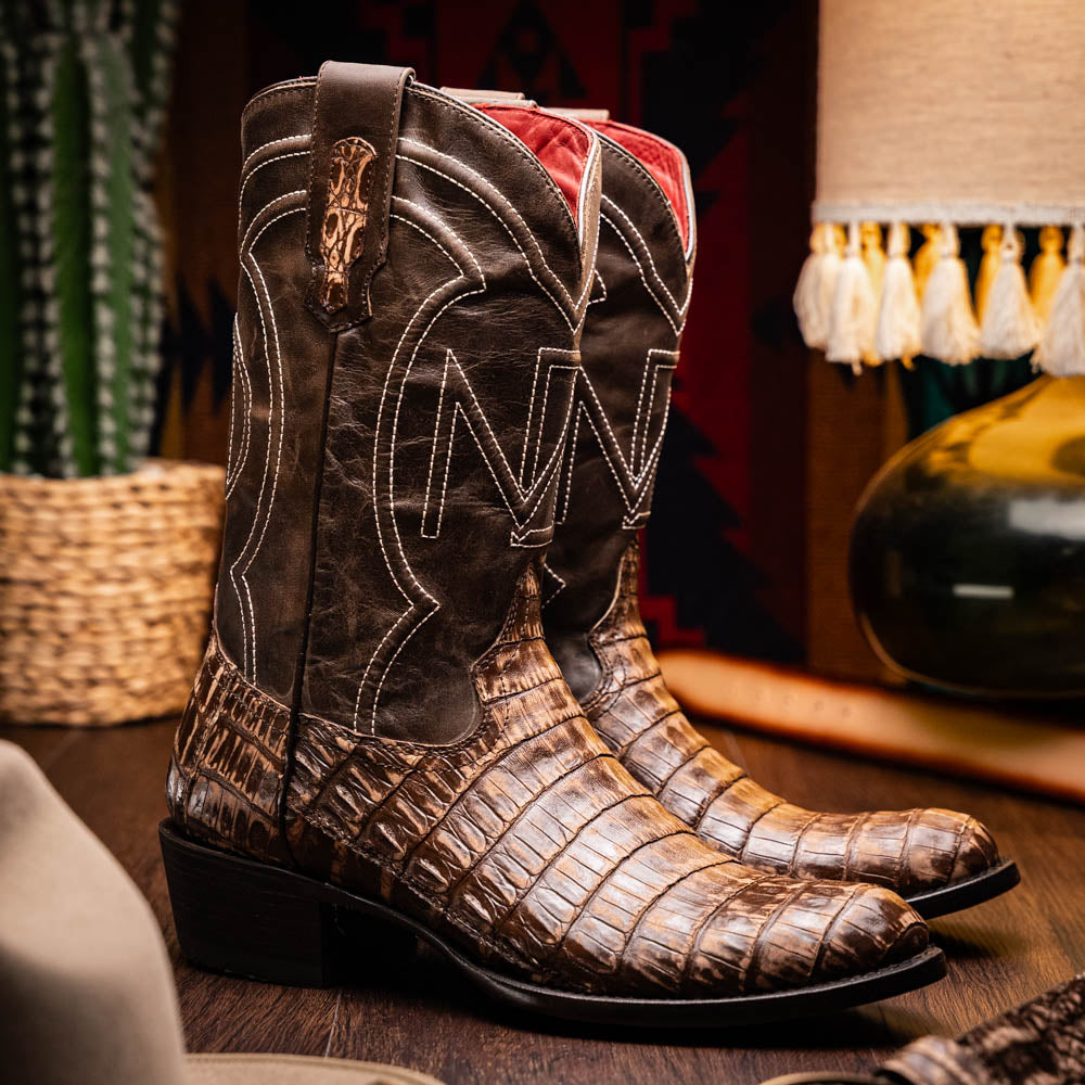Marco_Di_Milano Phoenix Stone Brown Luxury Shoe