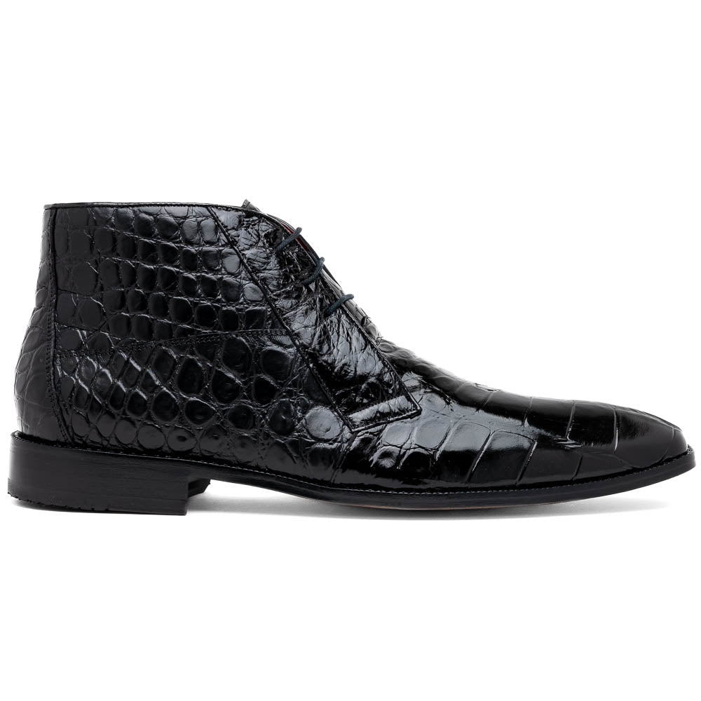 Marco Di Milano Pietro Black Leather Luxury Shoe