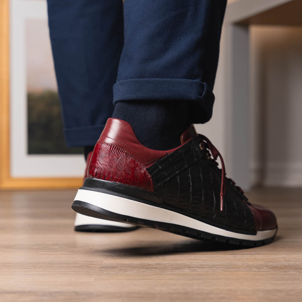 Marco Di Milano Portici Wine/Black Leather Loafers