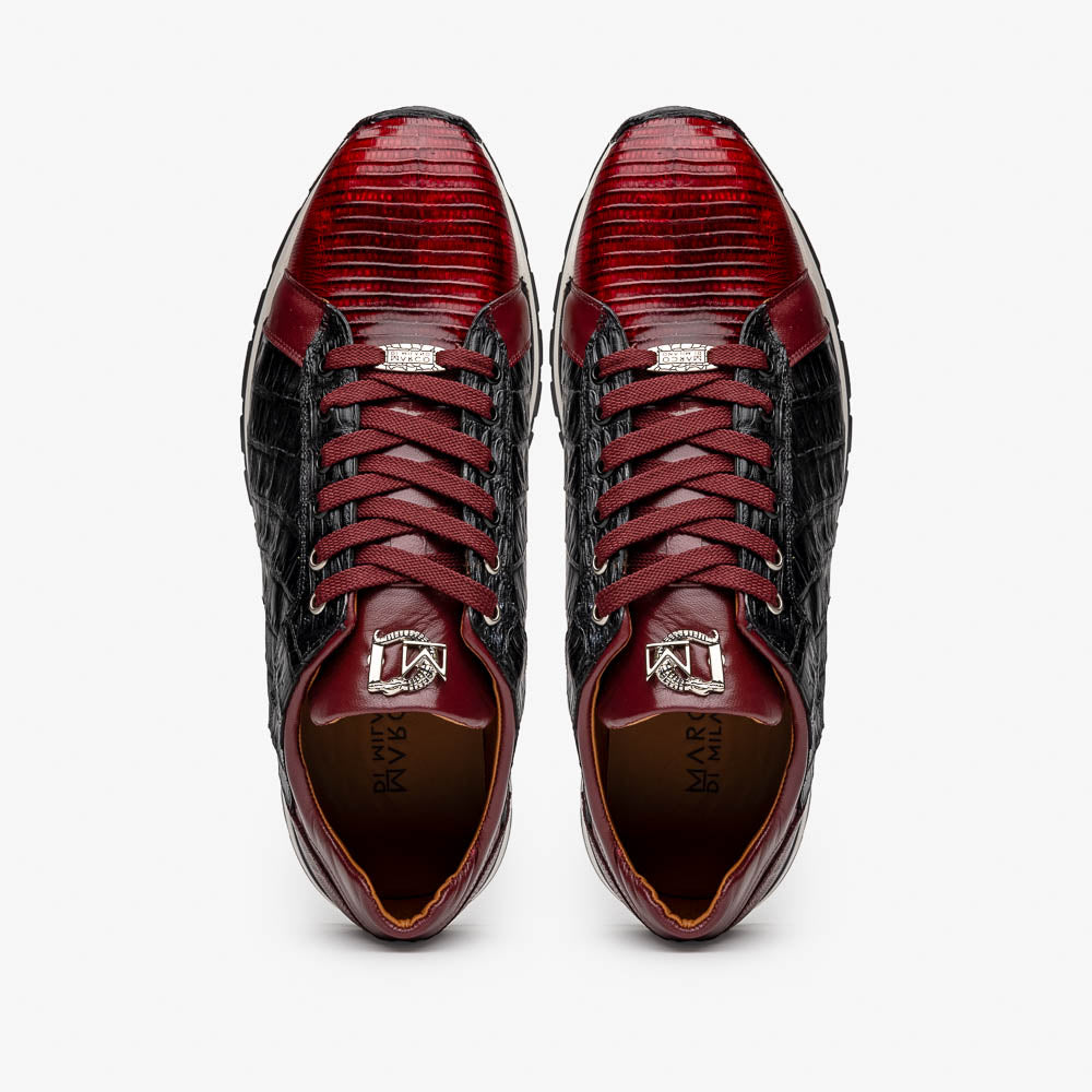 Marco Di Milano Portici Wine/Black Leather Loafers