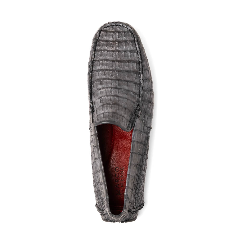 Marco_Di_Milano Remo Gray Leather Oxford