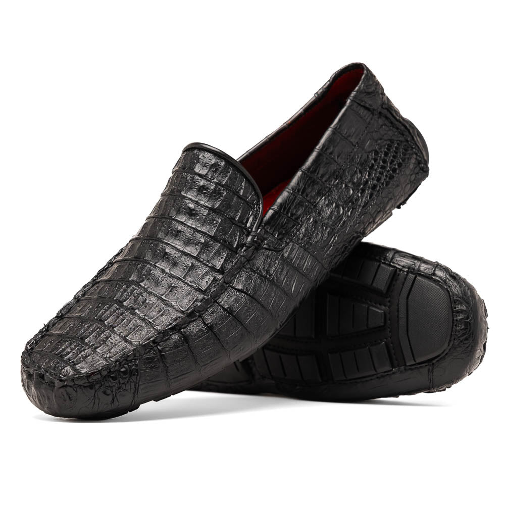 Marco_Di_Milano Remo Black Leather Dress Shoes