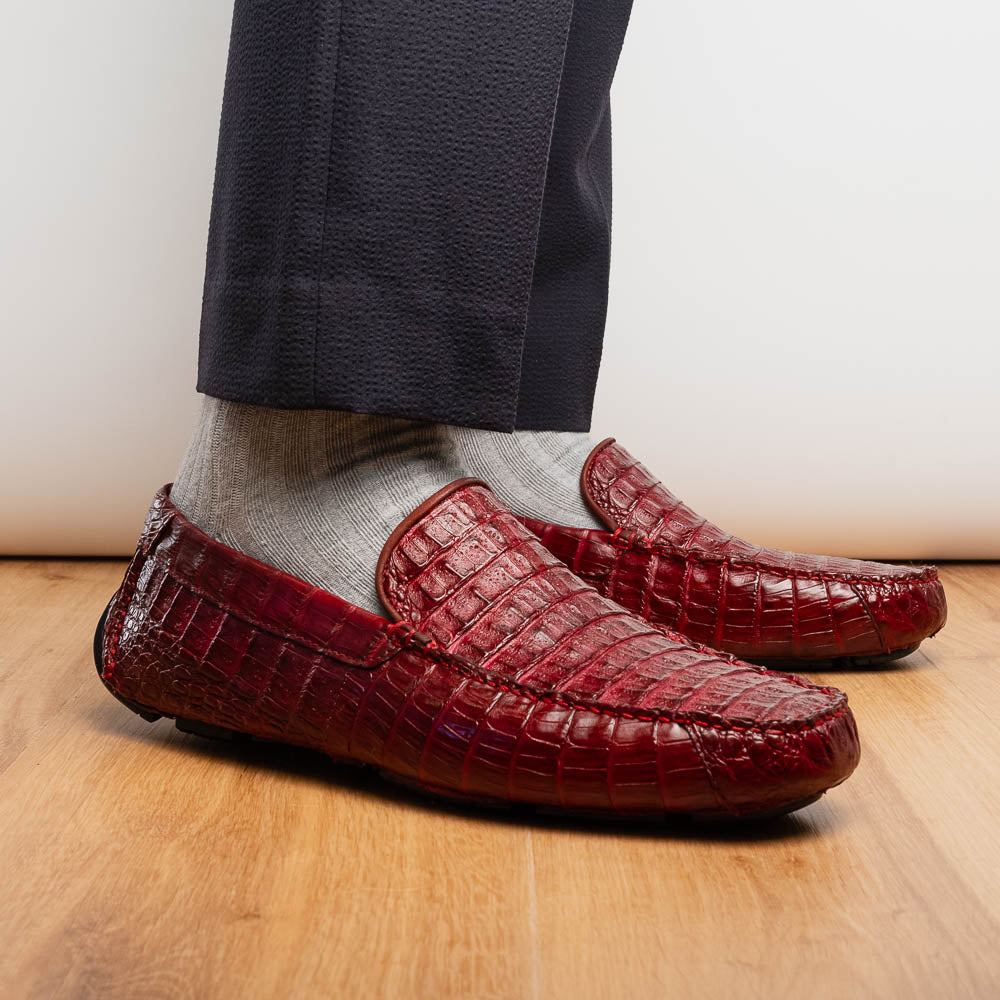 Marco_Di_Milano Remo Wine Leather Luxury Shoe