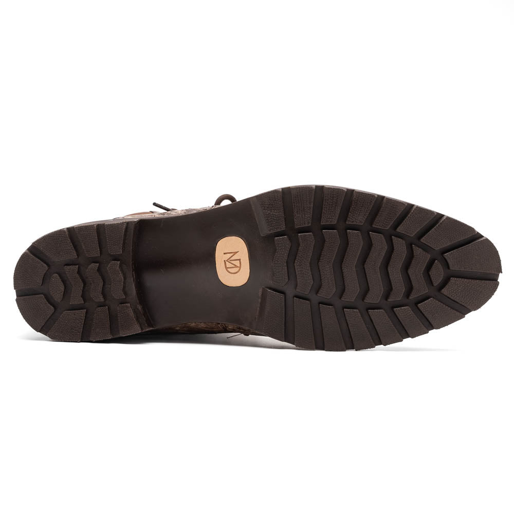 Marco Di Milano Renzo Stone Brown Leather Shoes