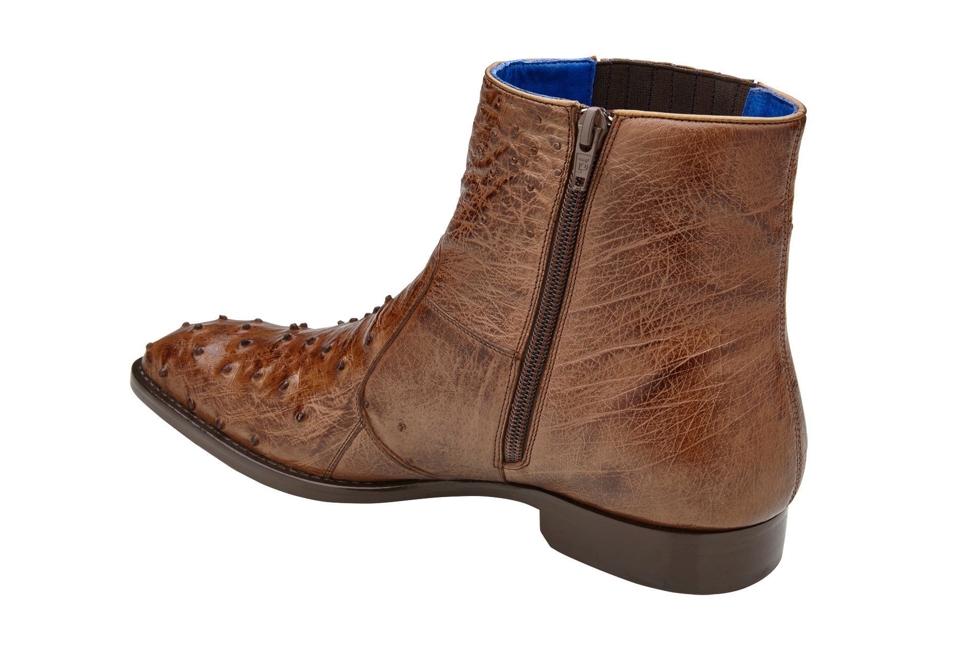 Belvedere Roger - Antique Brown Alligator Loafer
