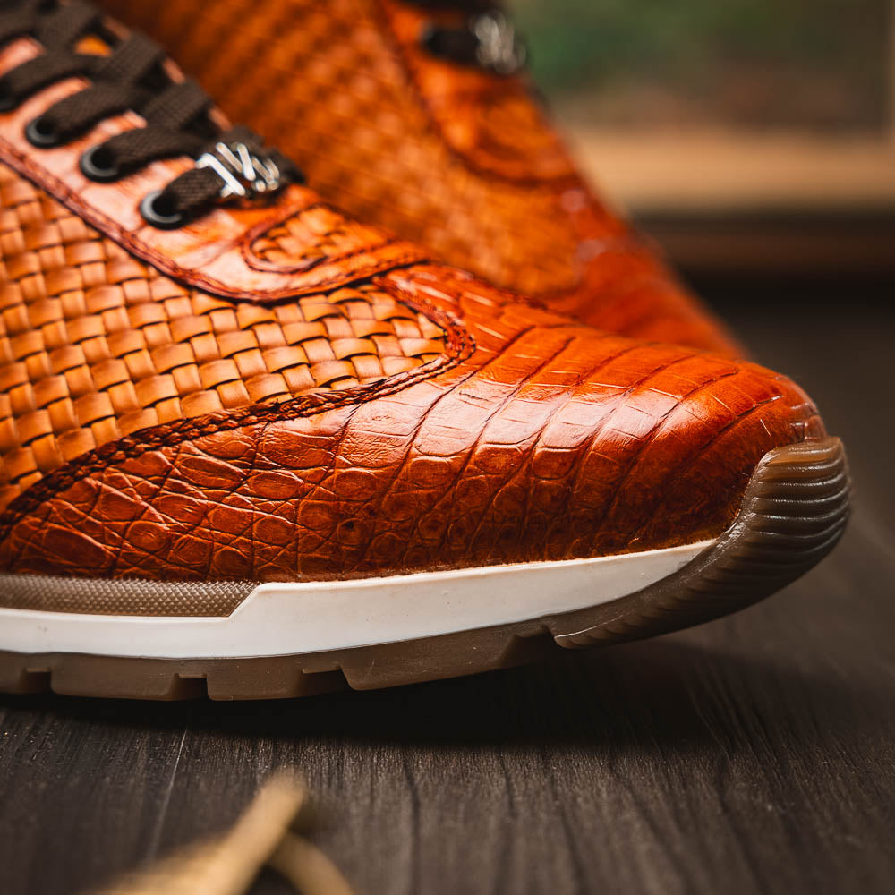 Marco Di Milano Roma Brandy Leather Oxford Dress Shoe