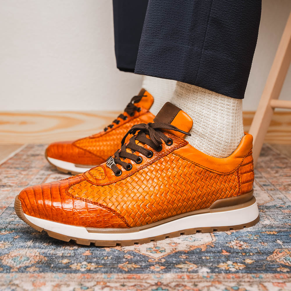 Marco Di Milano Roma Brandy Leather Oxford Dress Shoe