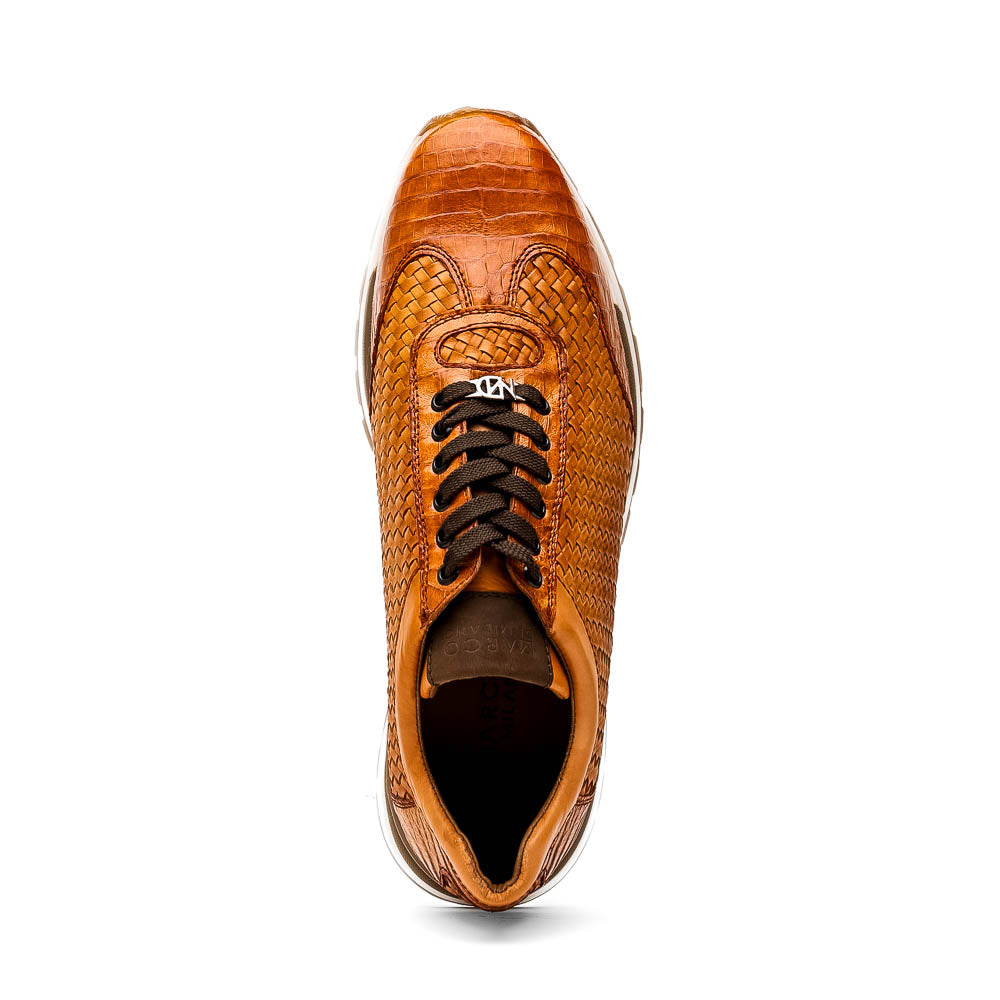 Marco Di Milano Roma Brandy Leather Oxford Dress Shoe