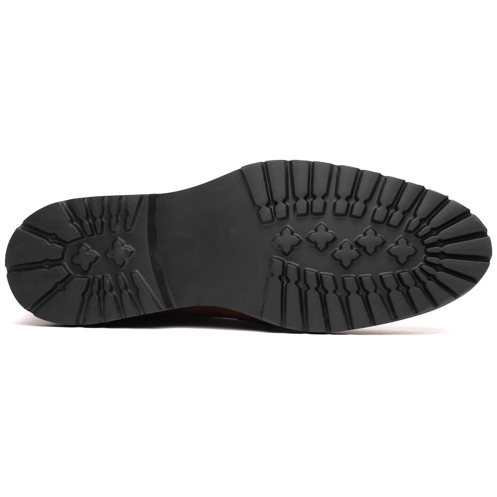 Zelli Roma Italian Suede Penny Loafers in a Beautiful Tobacco Finish