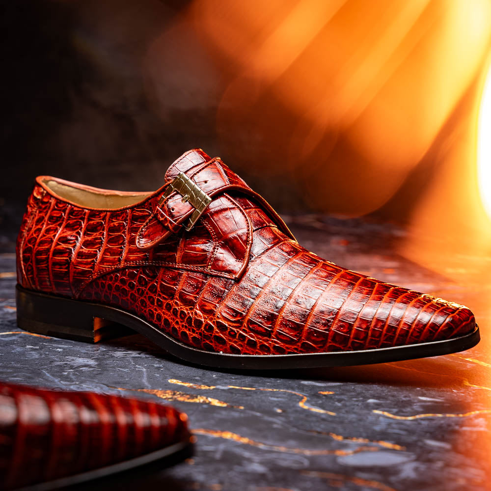 Marco Di Milano Rovigo: Rustic Cognac Leather Loafers
