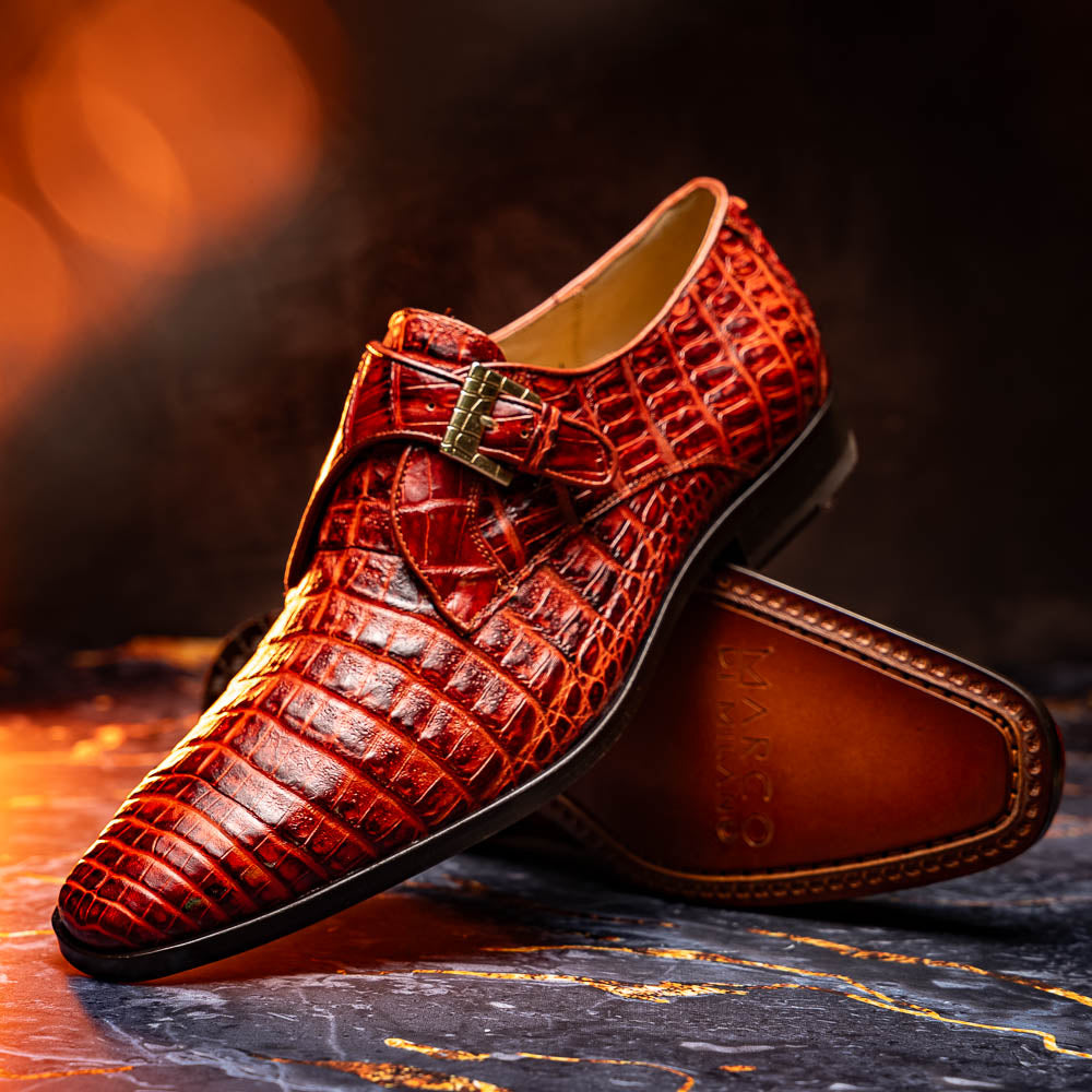 Marco Di Milano Rovigo: Rustic Cognac Leather Loafers