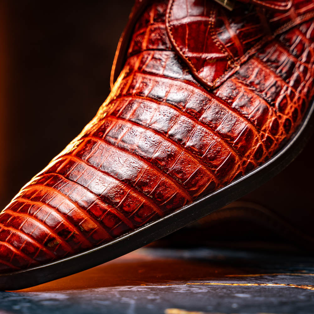 Marco Di Milano Rovigo: Rustic Cognac Leather Loafers