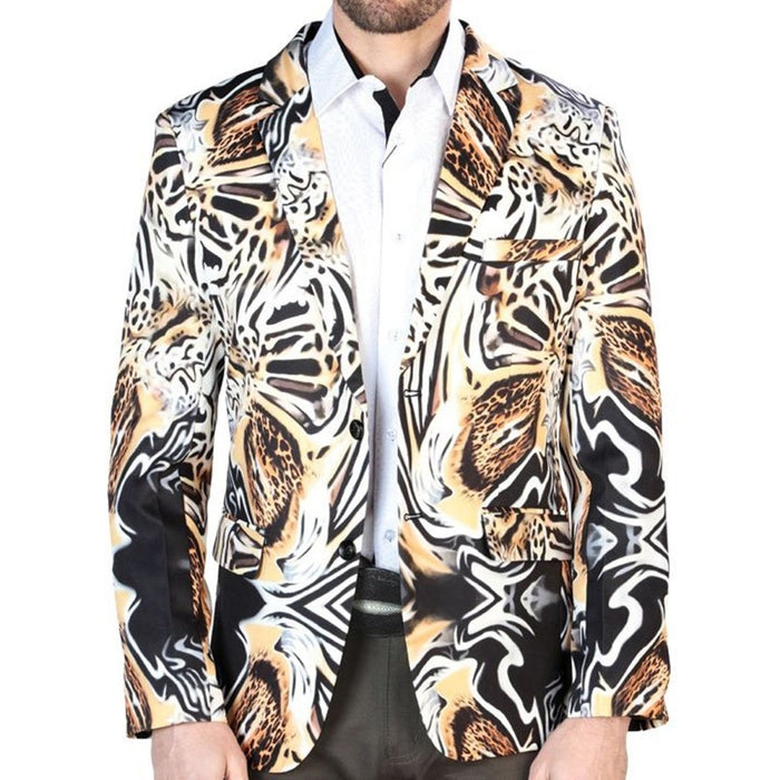 Saco Vaquero Marca El Senor de los Cielos Blanco y Negro GEN