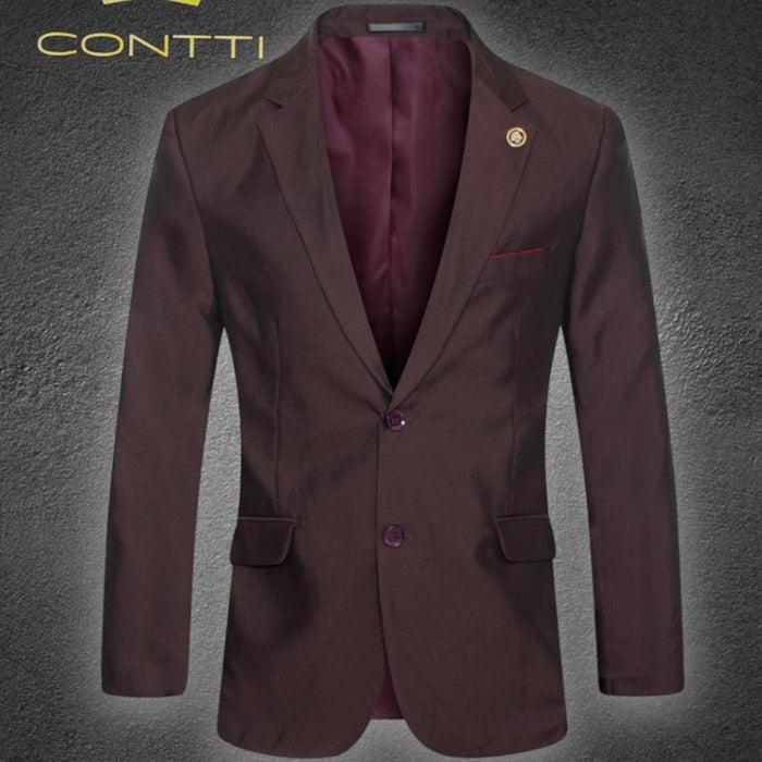 Saco Vaquero para Hombre Contti Color Vino CT