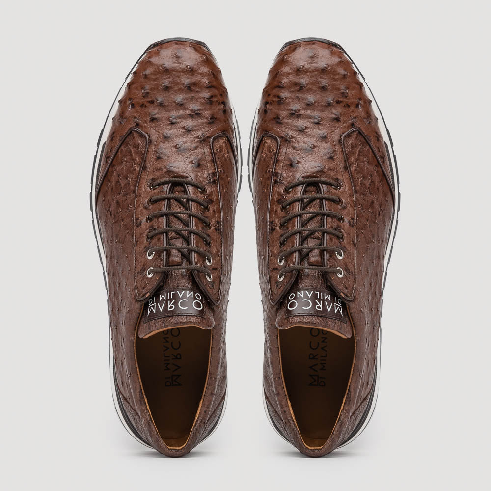 Marco Di Milano Scanno: Antique Brown Leather Dress Shoe