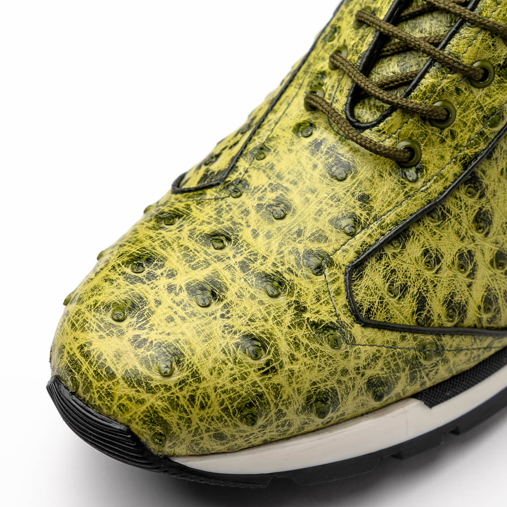 Marco Di Milano Scanno Antique Green Leather Shoe