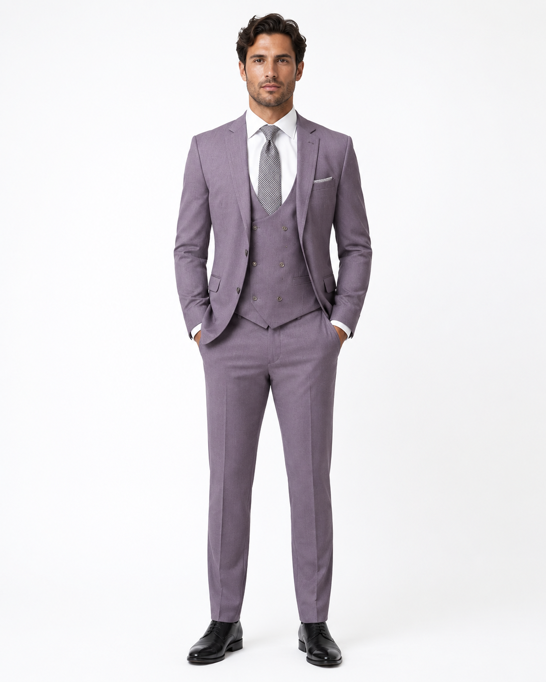 Western Suit - Trajes Para Hombres - Cowboy Formal Attire - Trajes De Novio - Mulberry