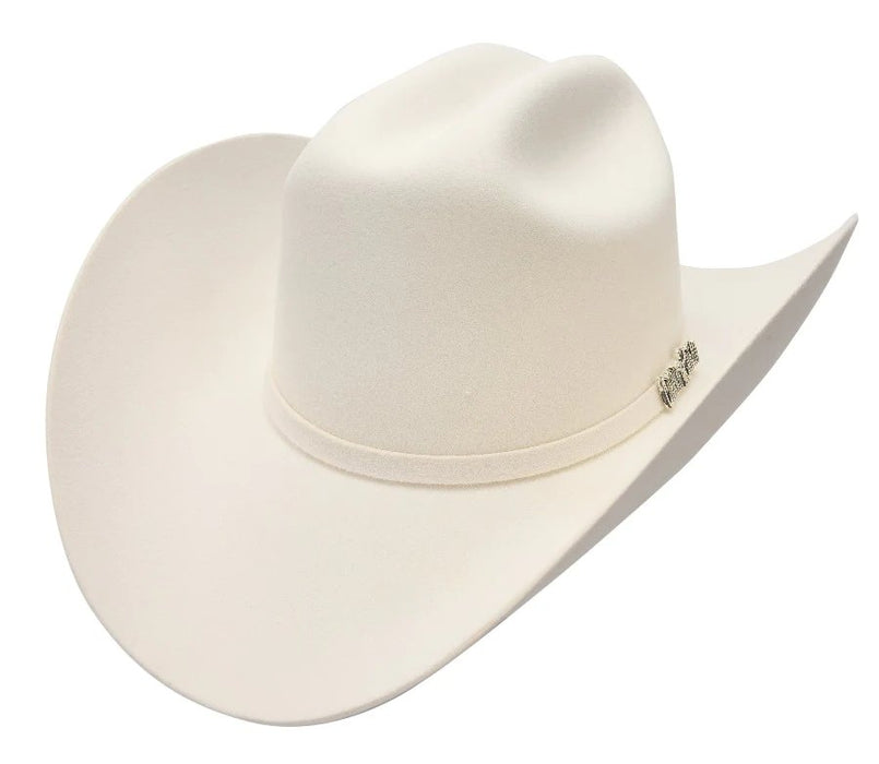 Texana Cuernos Chuecos 10X Color Blanco Horma Milano