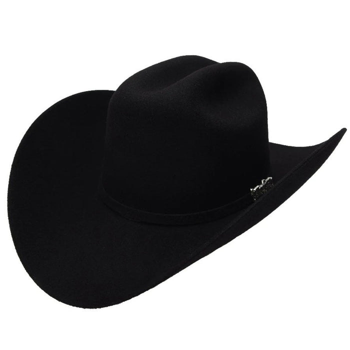 Texana Cuernos Chuecos 10X Color Negro Horma Milano