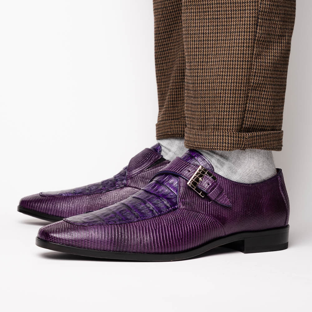 Marco_Di_Milano Toluca: Purple Leather Dress Shoe