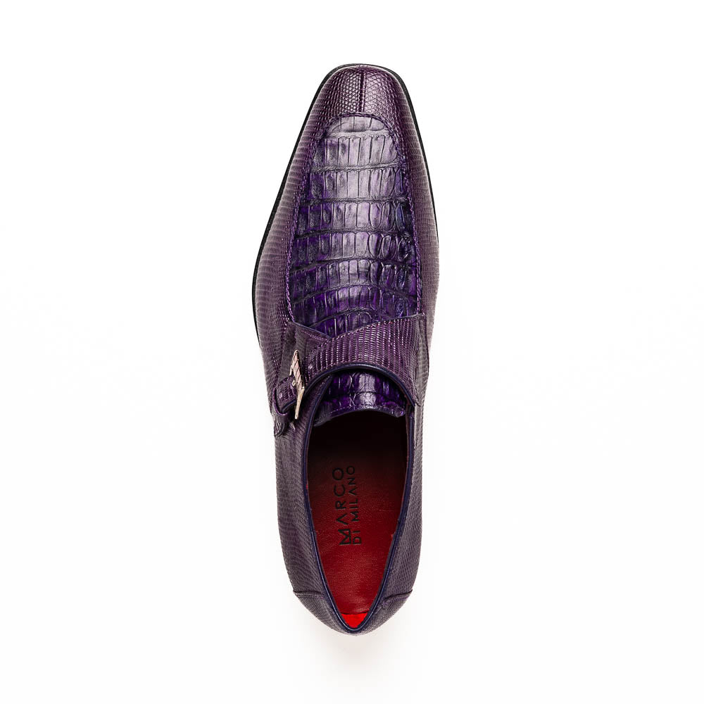 Marco_Di_Milano Toluca: Purple Leather Dress Shoe