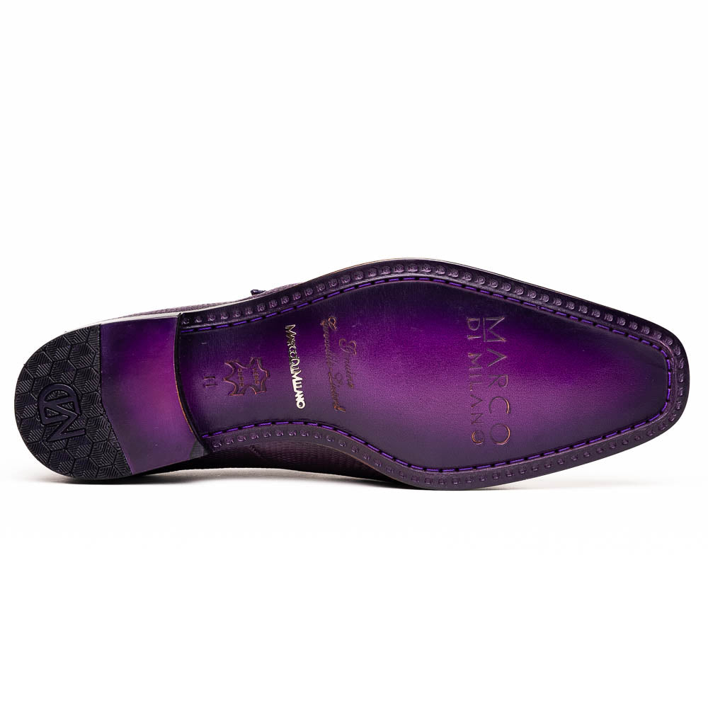 Marco_Di_Milano Toluca: Purple Leather Dress Shoe