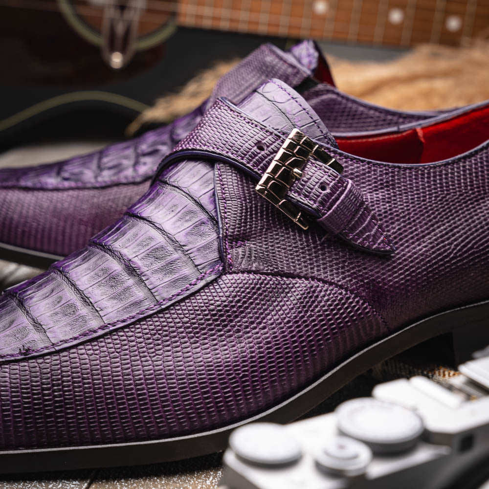 Marco_Di_Milano Toluca: Purple Leather Dress Shoe