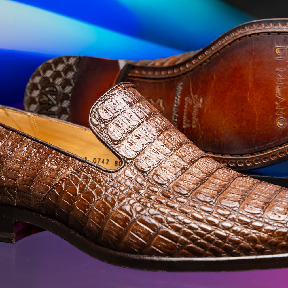 Marco_Di_Milano Trento Brown: Luxury Leather Dress Shoes