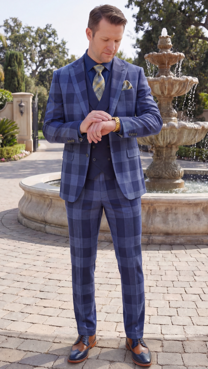 statement-men-s-3-piece-100-wool-tailored-fit-suit-large-checker-pattern