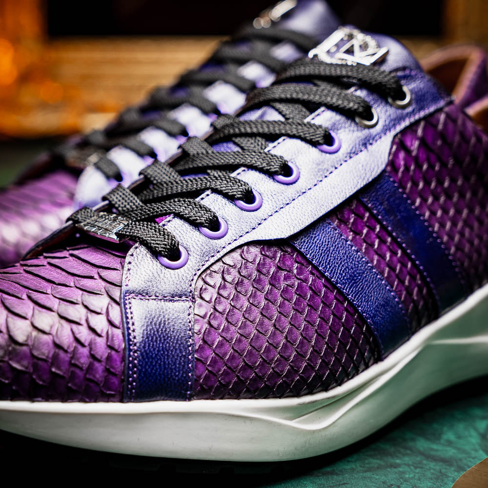 Marco Di Milano Verona Purple Leather Loafers