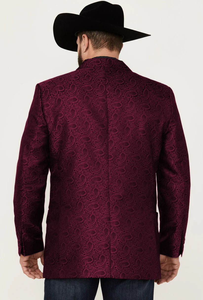 western-blazer-para-hombre-saco-vaquer-paisly-fabric-burgundy-color