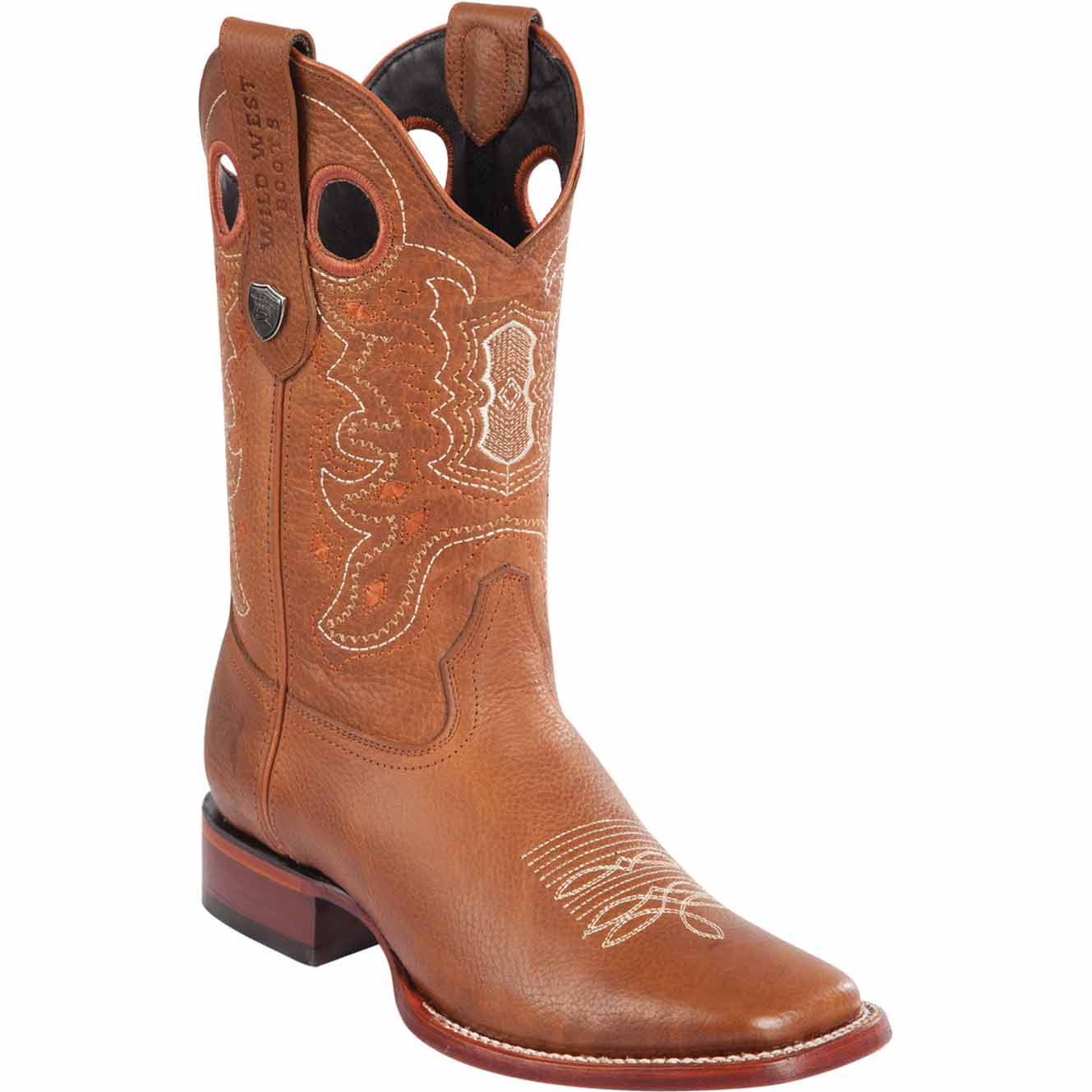 Men's Wild West Genuine Leather Ranch Toe Boots 282427 – ParaHombreUSA